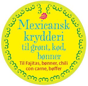 Mexicansk krydderi - Til Kylling, Bønner, Con Carne, Tacos, Fajita .Øko